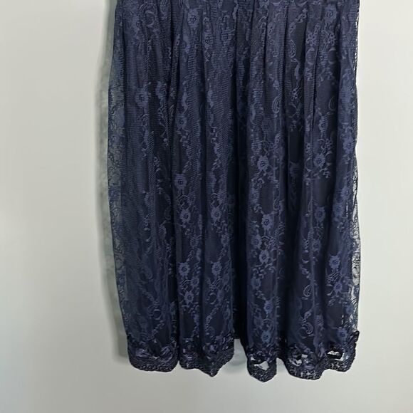 Sue Wong Blue Lace Dress - Picture 4 of 9